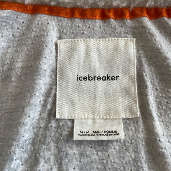 Icebreaker Men's RealFleece Merino High Pile 2-Way Zip Hood 800 Fleece MEDIUM - Picture 6 of 9